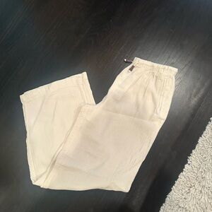 Zara wrinkled effect wide leg pants